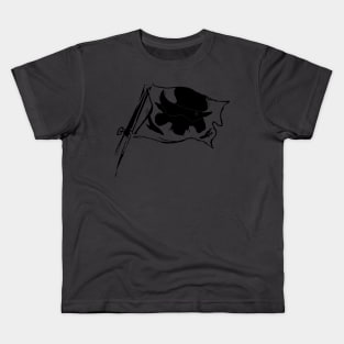 Gurren Flag Black Kids T-Shirt